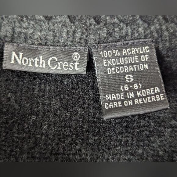 North Crest Size 8 (6-8) Chenille Cardigan In Great Vintage Condition - Picture 9 of 13